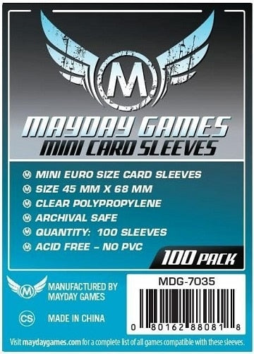 MDG7035 Mini Euro 45mm X 68mm 100 Sleeves image 0