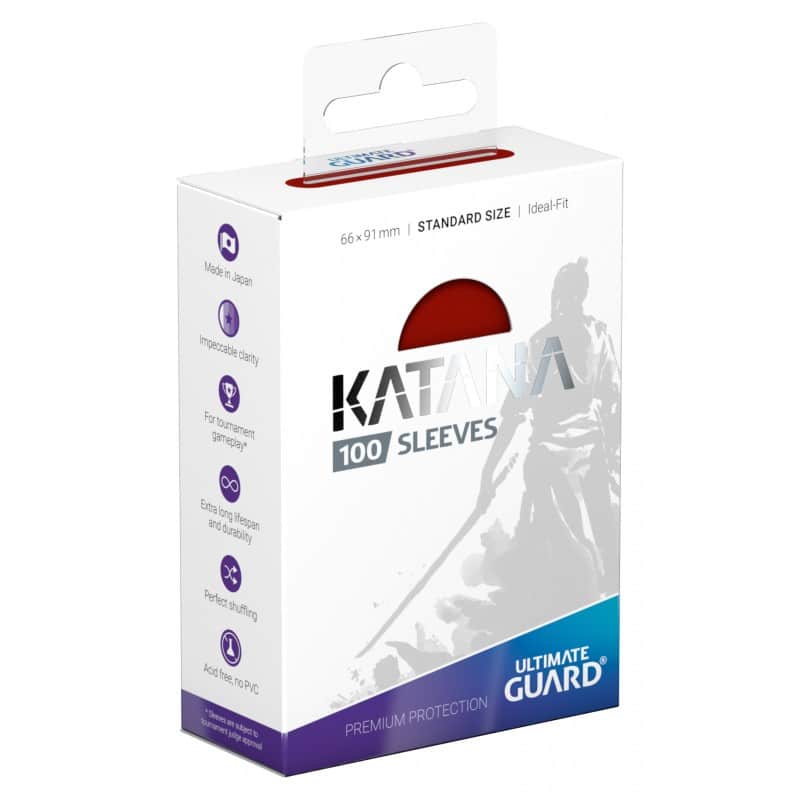 UG Katana Red Sleeves 100CT image 0