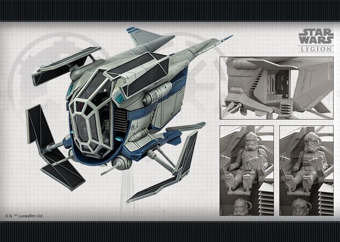 Star Wars Legion LAAT/le Patrol Transport Unit Expansion image 1