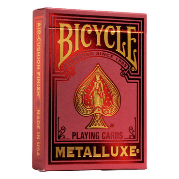 Bicycle Red Metalluxe Playing Cards image 0