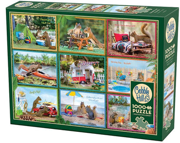 1000PC Squirrels on Vacation Puzzle Cobble Hill image 0