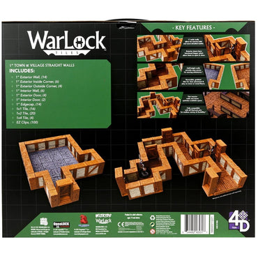 WarLock Tiles Town & Village Straight Wall image 1