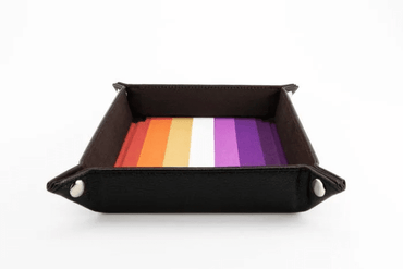 Fanroll Lesbian Pride Fold Up Dice Tray image 0