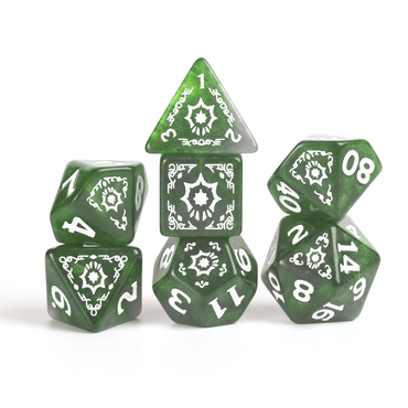 Sirius Dice D&D Adventure Dice Cleric: Green image 0