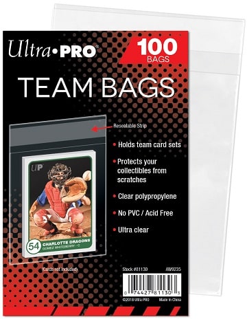 UP Sleeves: Team Bags Resealable 100ct image 0