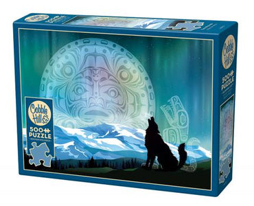 Two Wolves - 500 Pieces image 0