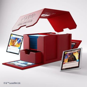 Gamegenic Red Star Wars Unlimited Double Deck Pod 120 CT image 0