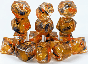 Role 4 Initiative Cosmic Cliffs 15 Piece RPG Dice Set image 0