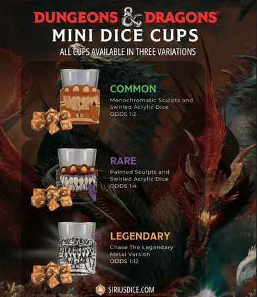 Mini D&D Mystery Dice Cup and Dice image 1