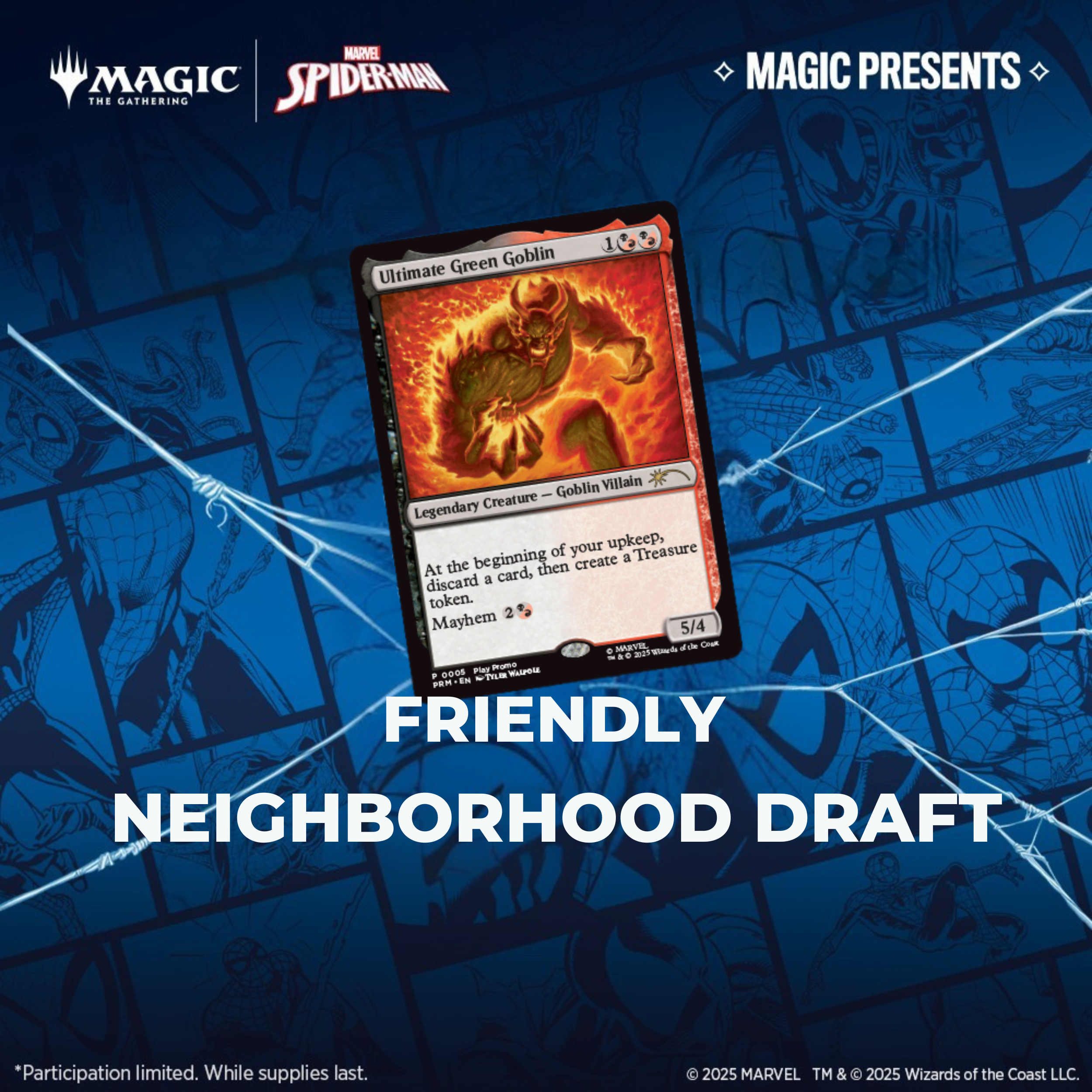 Spider-Man Pick 2 Friendly Neighbourhood Draft Oct 25 @ 6pm - A Muse N Games