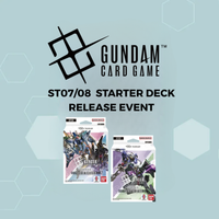 Gundam ST07/08 Release Event Saturday Jan 24 @2pm