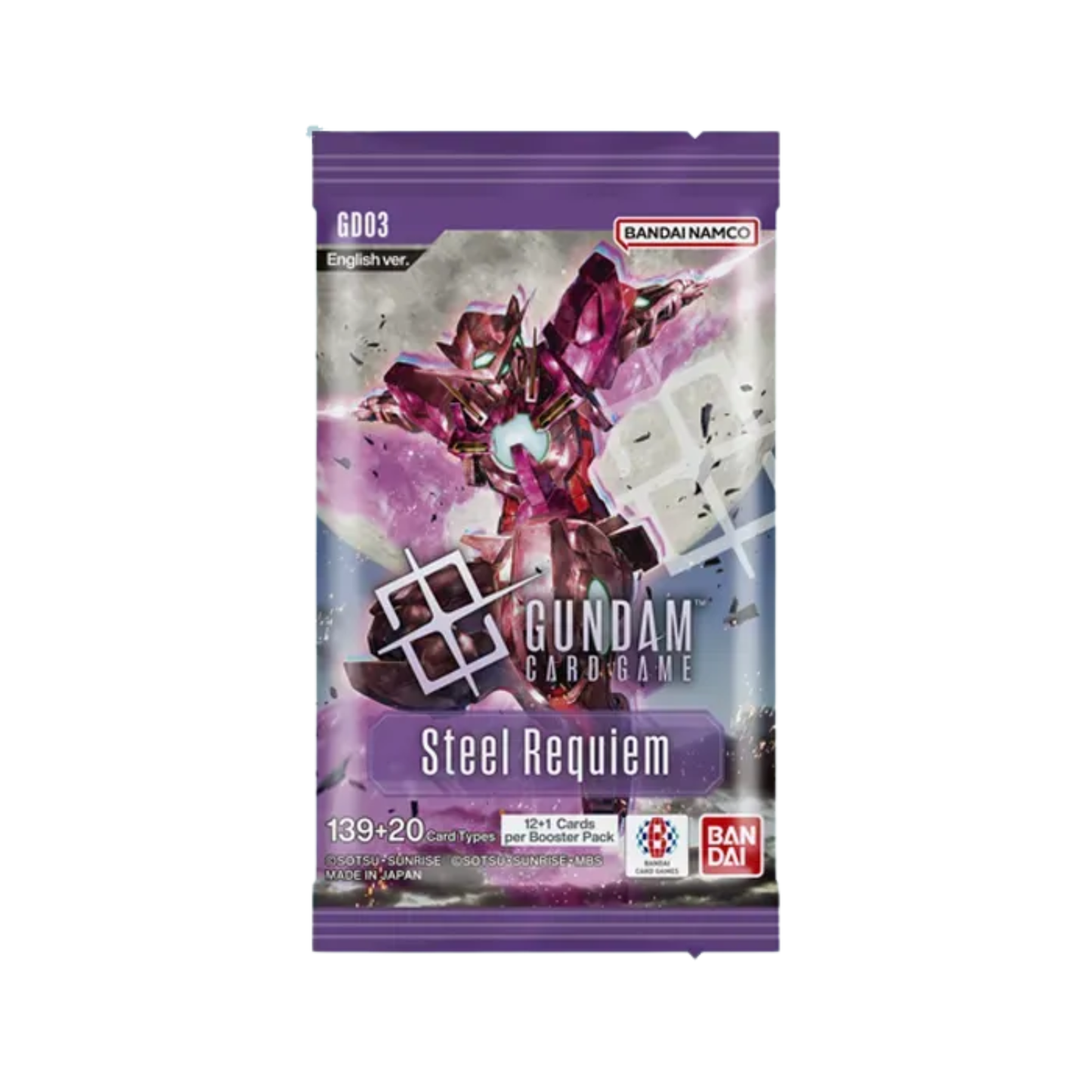 Gundam Card Game Steel Requiem Booster Pack GD03