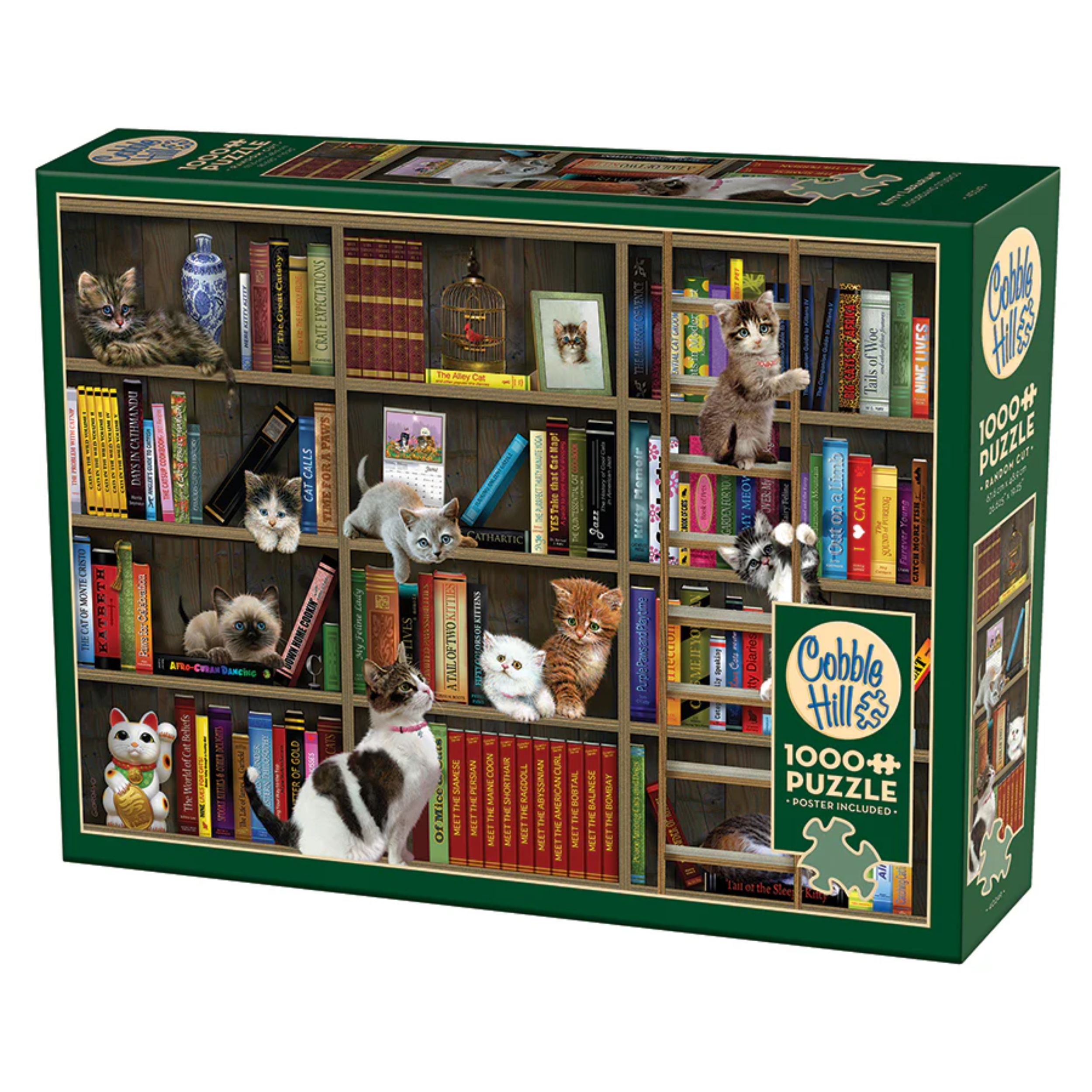 Cobble Hill: Kitty Librarians 1000 piece Puzzle