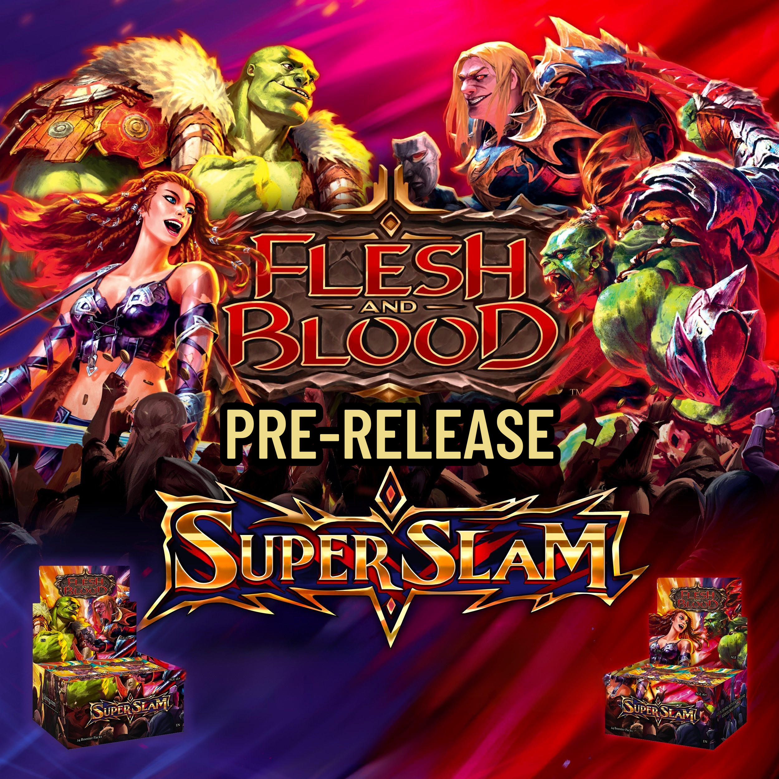Flesh and Blood Super Slam Prerelease Sept 21 @12:30pm - A Muse N Games