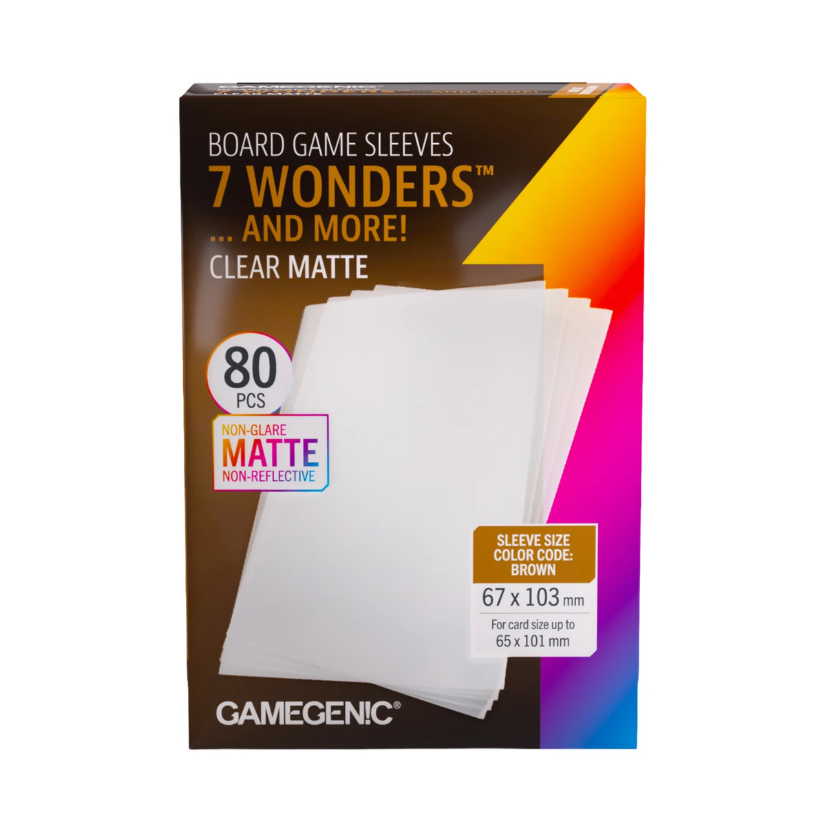 Matte 7 Wonders Sleeves (80ct)