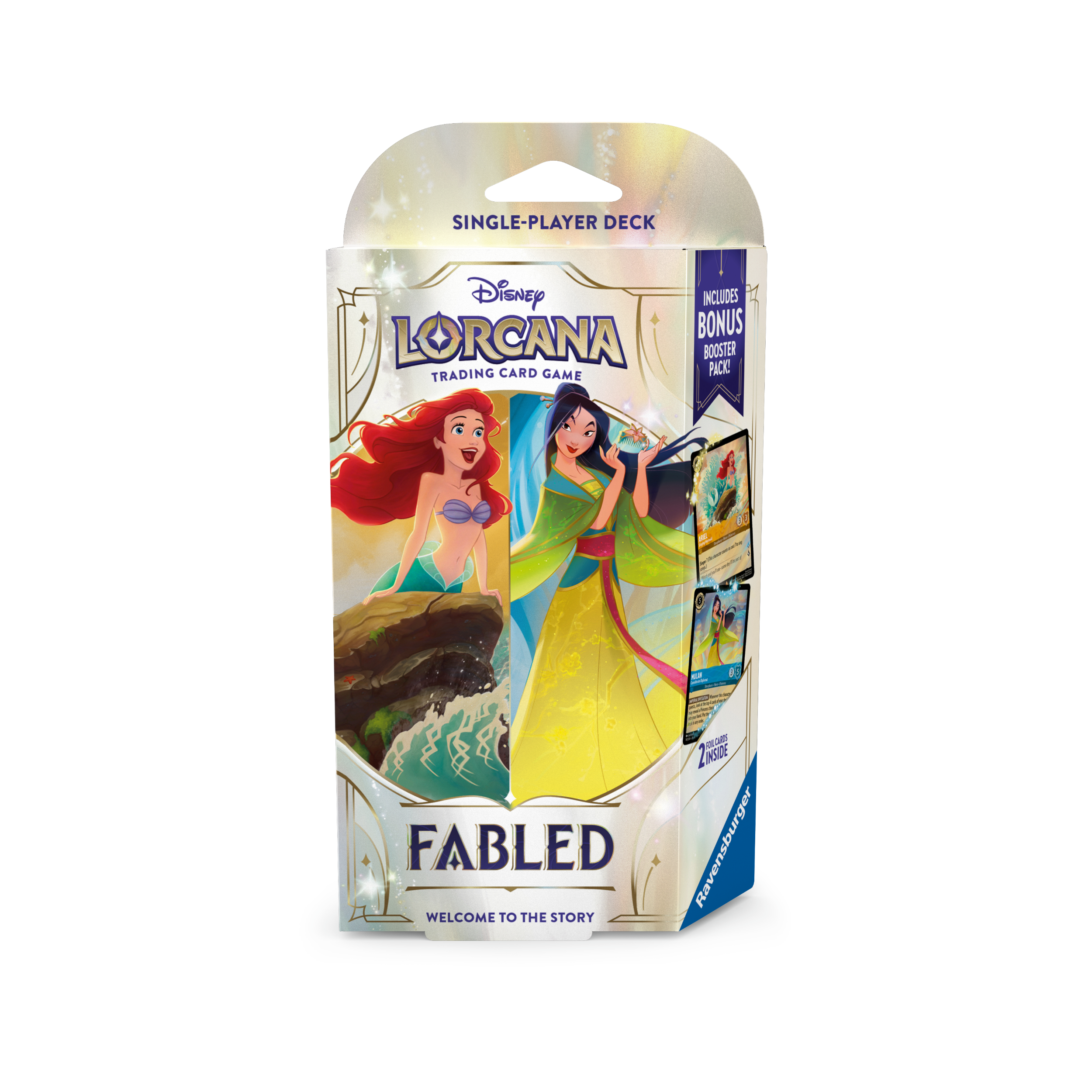 Disney Lorcana Fabled Ariel/Mulan Starter Deck - A Muse N Games
