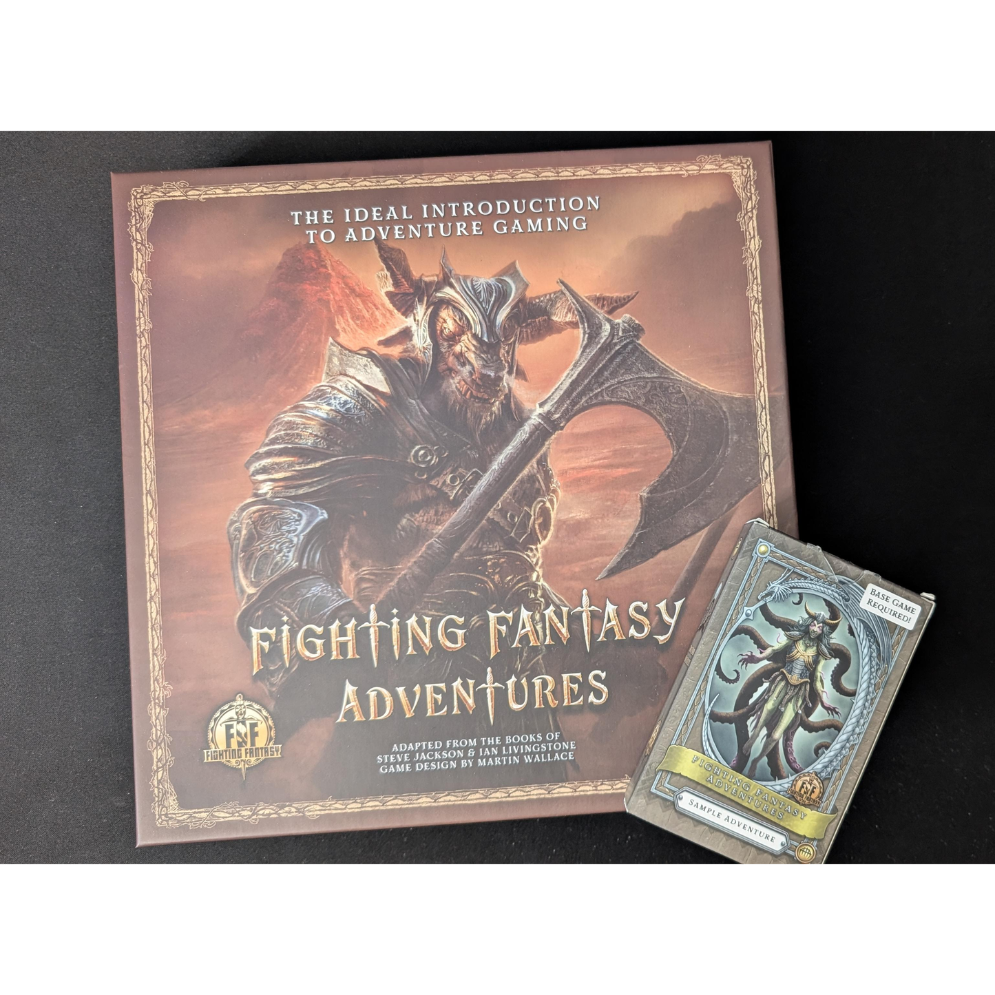 Fighting Fantasy Adventures Orb of Lucis- Sample Adventure Box