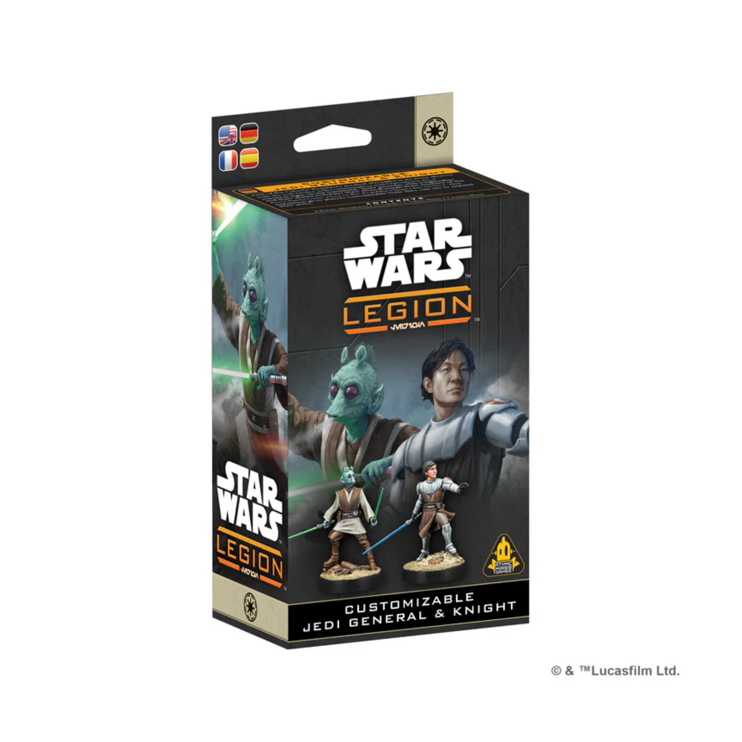 Star Wars Legion Customizable Jedi General and Knight - A Muse N Games