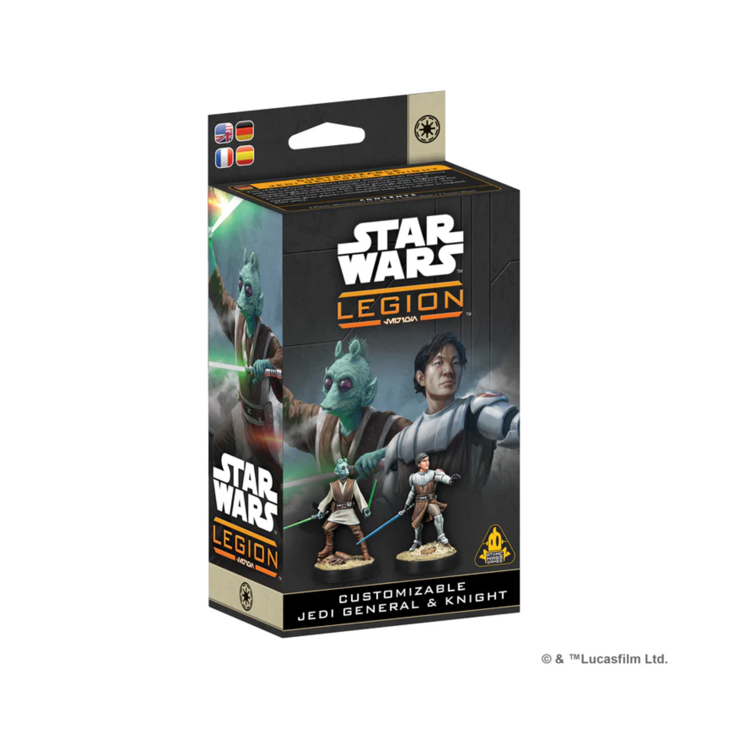 Star Wars Legion Customizable Jedi General and Knight - A Muse N Games