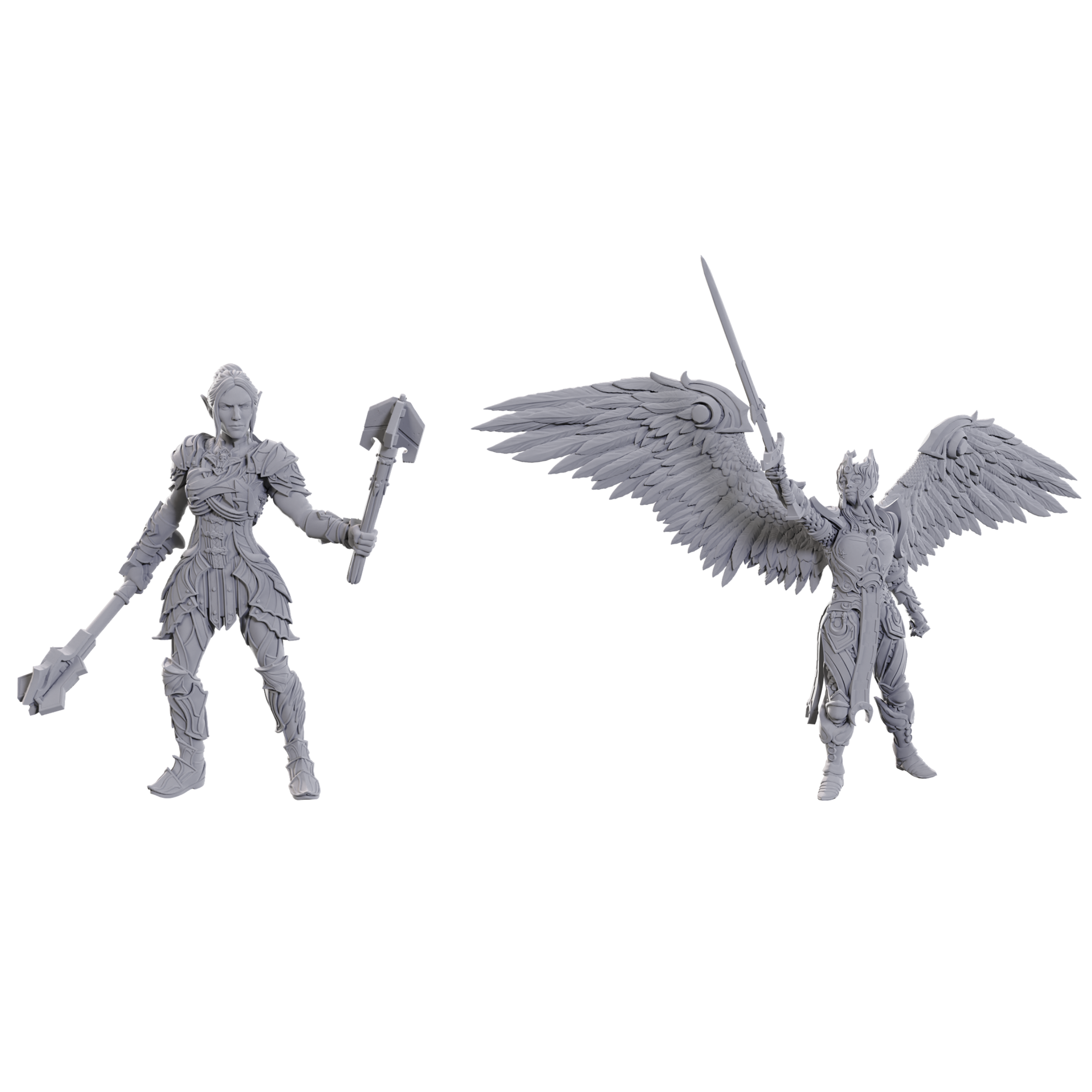 Ulder Ravenguard & Zevlor Special Edition Baldur’s Gate 3 Nolzur’s Marvelous Miniatures - A Muse N Games