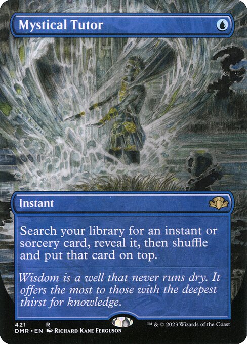 Mystical Tutor (421) [Dominaria Remastered] [Borderless]