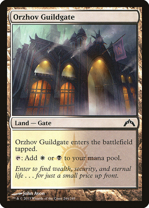 Orzhov Guildgate (244) [Gatecrash]