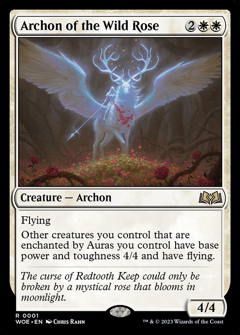 Archon of the Wild Rose (1) [Wilds of Eldraine]