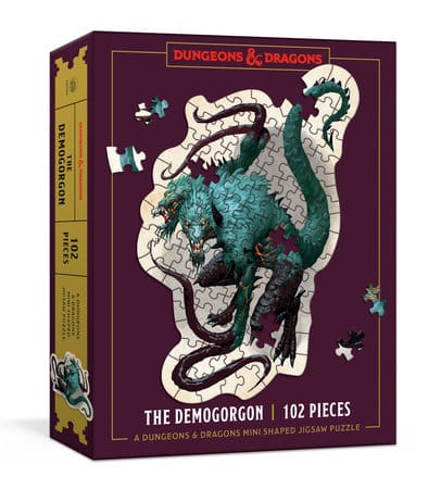 Dungeons &amp; Dragons Mini Shaped Jigsaw Puzzle: Demogorgon image 0
