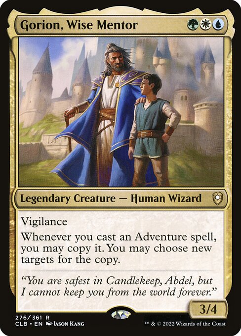 Gorion, Wise Mentor (276) [Commander Legends: Battle for Baldur's Gate]