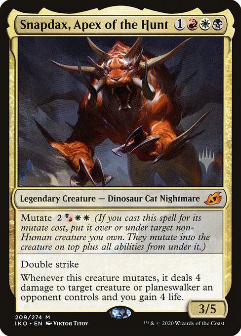 Snapdax, Apex of the Hunt (209p) [Ikoria: Lair of Behemoths Promos]