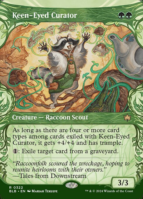 Keen-Eyed Curator (322) [Bloomburrow]