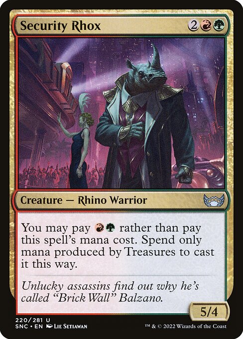 Security Rhox (220) [Streets of New Capenna]