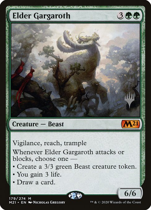 Elder Gargaroth (179p) [Core Set 2021 Promos]