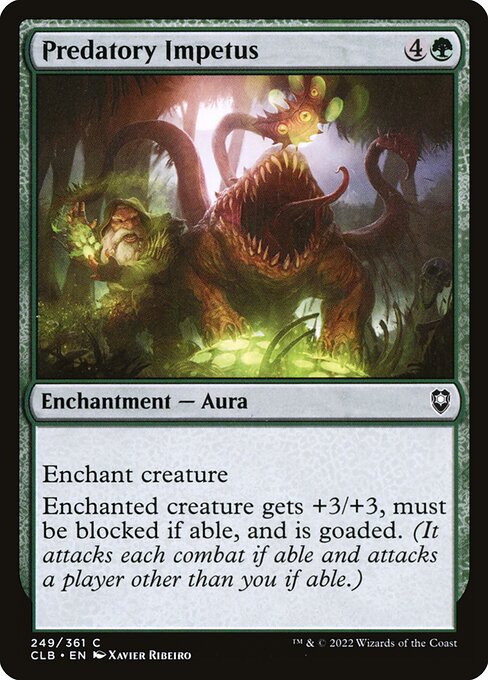 Predatory Impetus (249) [Commander Legends: Battle for Baldur's Gate]