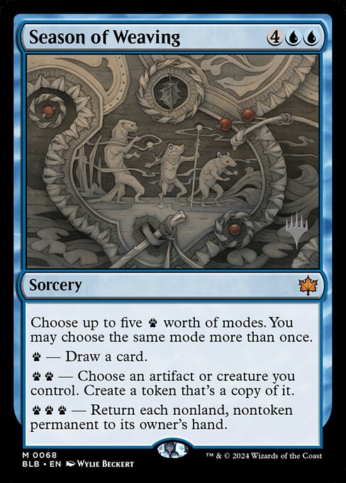 Season of Weaving (68p) [Bloomburrow Promos]