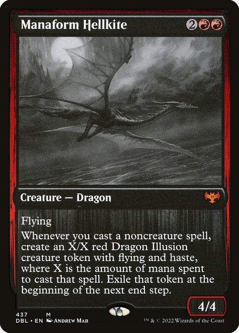 Manaform Hellkite (437) [Innistrad: Double Feature]