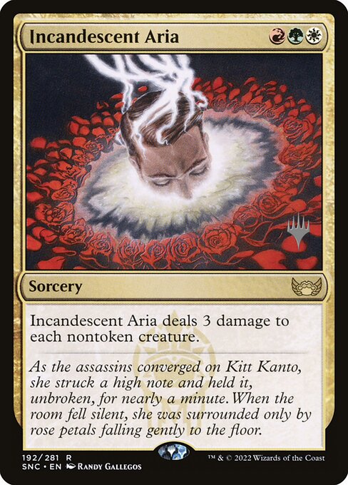 Incandescent Aria (192p) [Streets of New Capenna Promos]