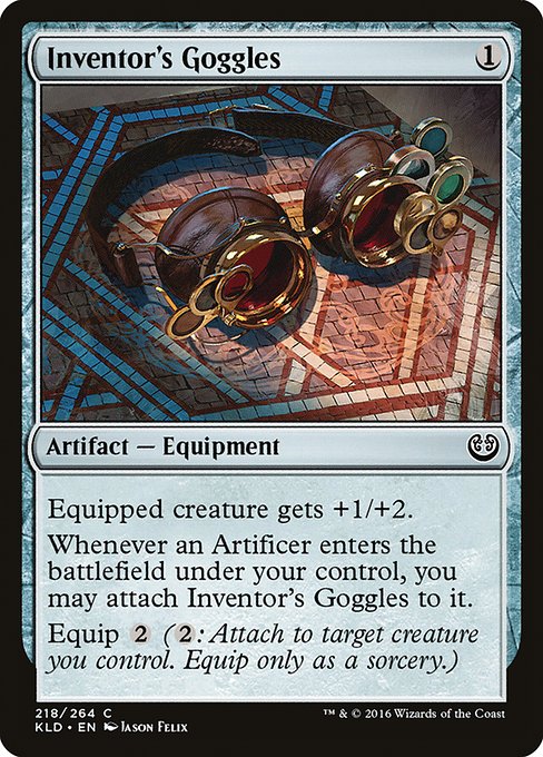 Inventor's Goggles (218) [Kaladesh]