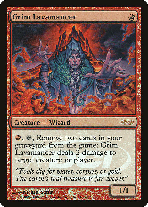 Grim Lavamancer (2) [Judge Gift Cards 2006]