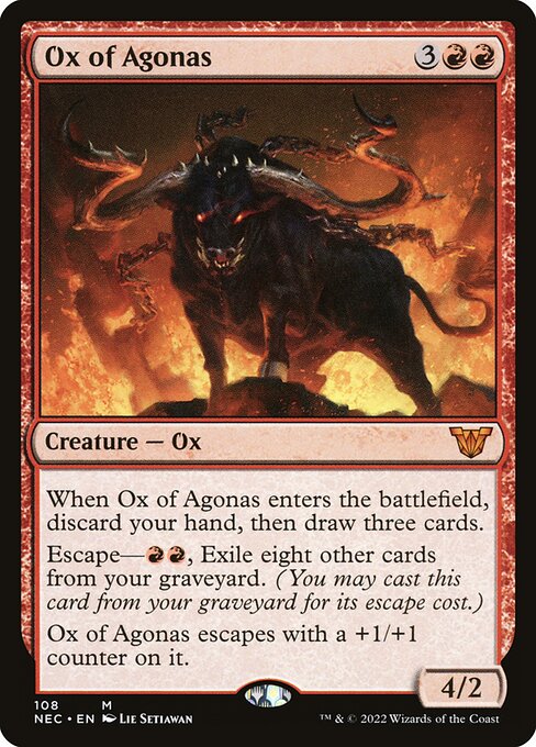 Ox of Agonas (108) [Neon Dynasty Commander]