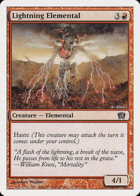 Lightning Elemental (201) [Eighth Edition]