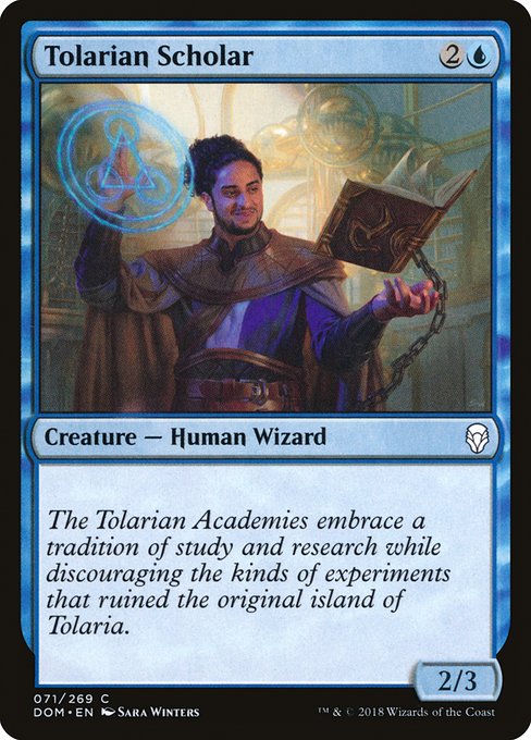 Tolarian Scholar (71) [Dominaria]