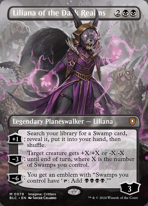 Liliana of the Dark Realms (78) [Bloomburrow Commander]