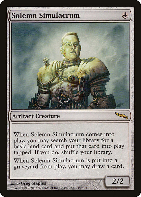 Solemn Simulacrum (245) [Mirrodin]