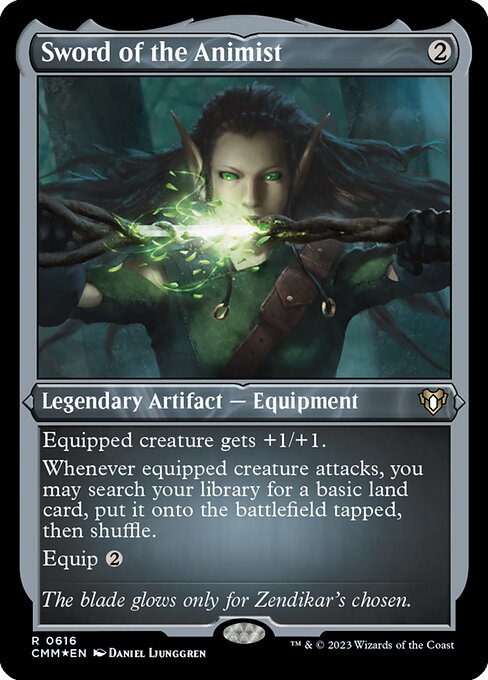 Sword of the Animist (616) [Commander Masters]
