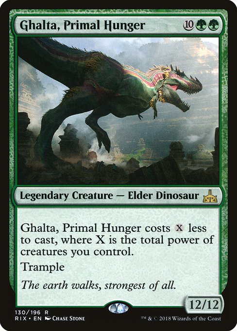 Ghalta, Primal Hunger (130) [Rivals of Ixalan]
