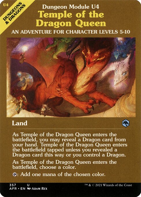 Temple of the Dragon Queen (357) [Adventures in the Forgotten Realms] [Showcase]