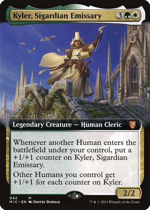Kyler, Sigardian Emissary (42) [Midnight Hunt Commander] [Extended Art]