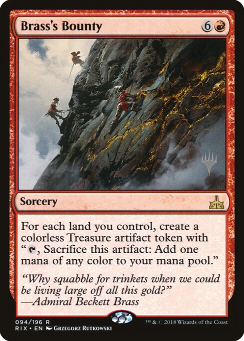 Brass's Bounty (94p) [Rivals of Ixalan Promos]