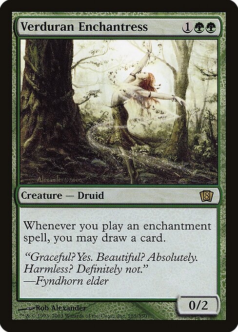 Verduran Enchantress (285★) [Eighth Edition]